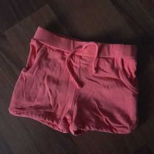 Baby girls coral colored shorts from Splendid